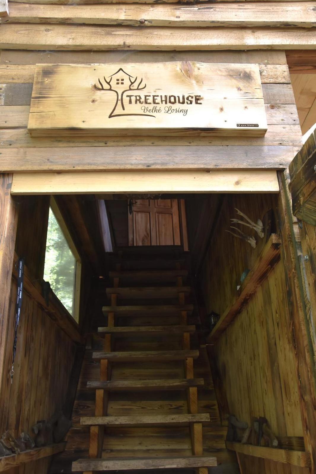 Treehouse Velké Losiny Esterno foto